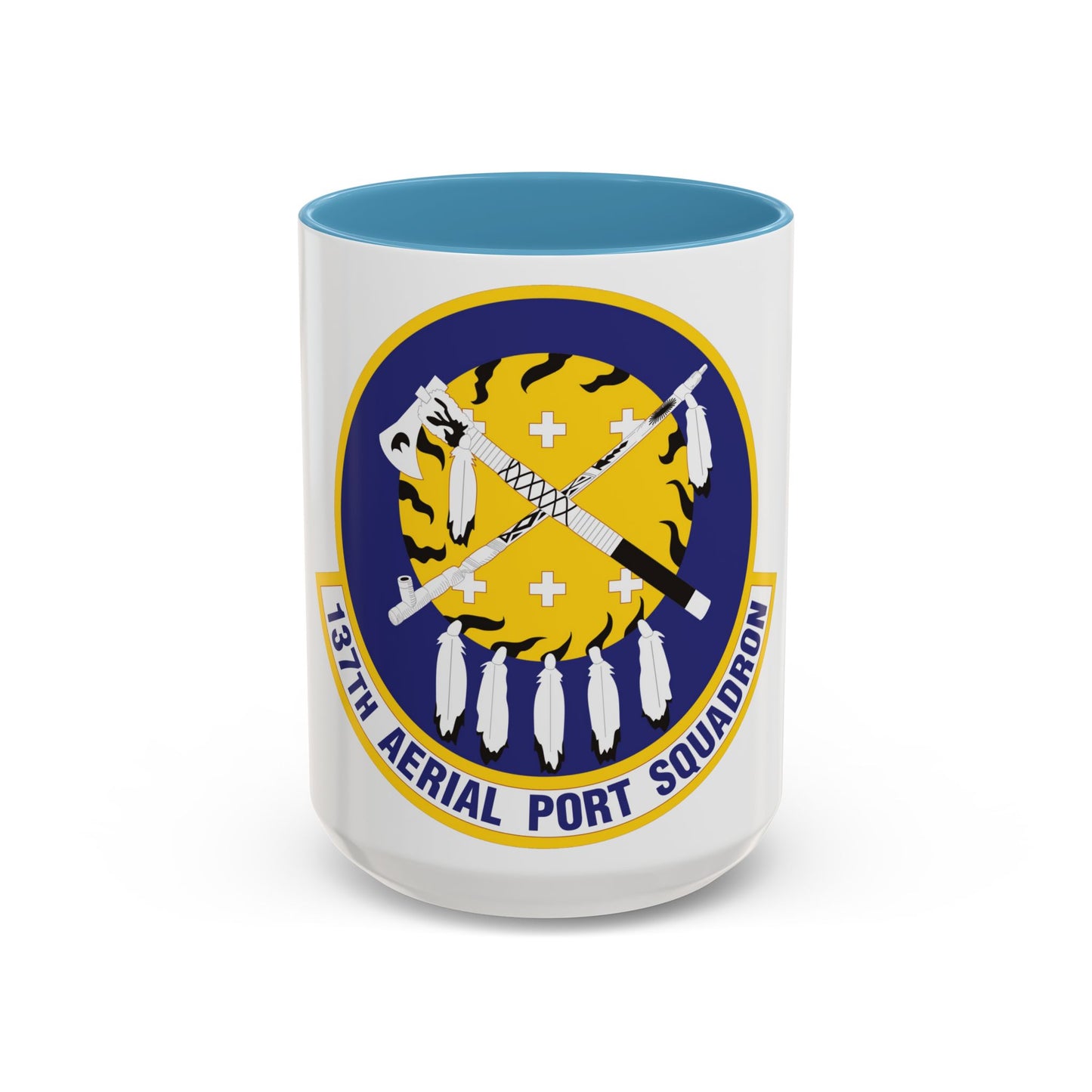 137th Aerial Port Squadron (U.S. Air Force) Accent Coffee Mug