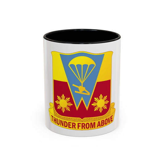674th Airborne Field Artillery Battalion (U.S. Army) Accent Coffee Mug