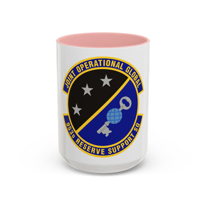 953d Reserve Support Squadron (U.S. Air Force) Accent Coffee Mug