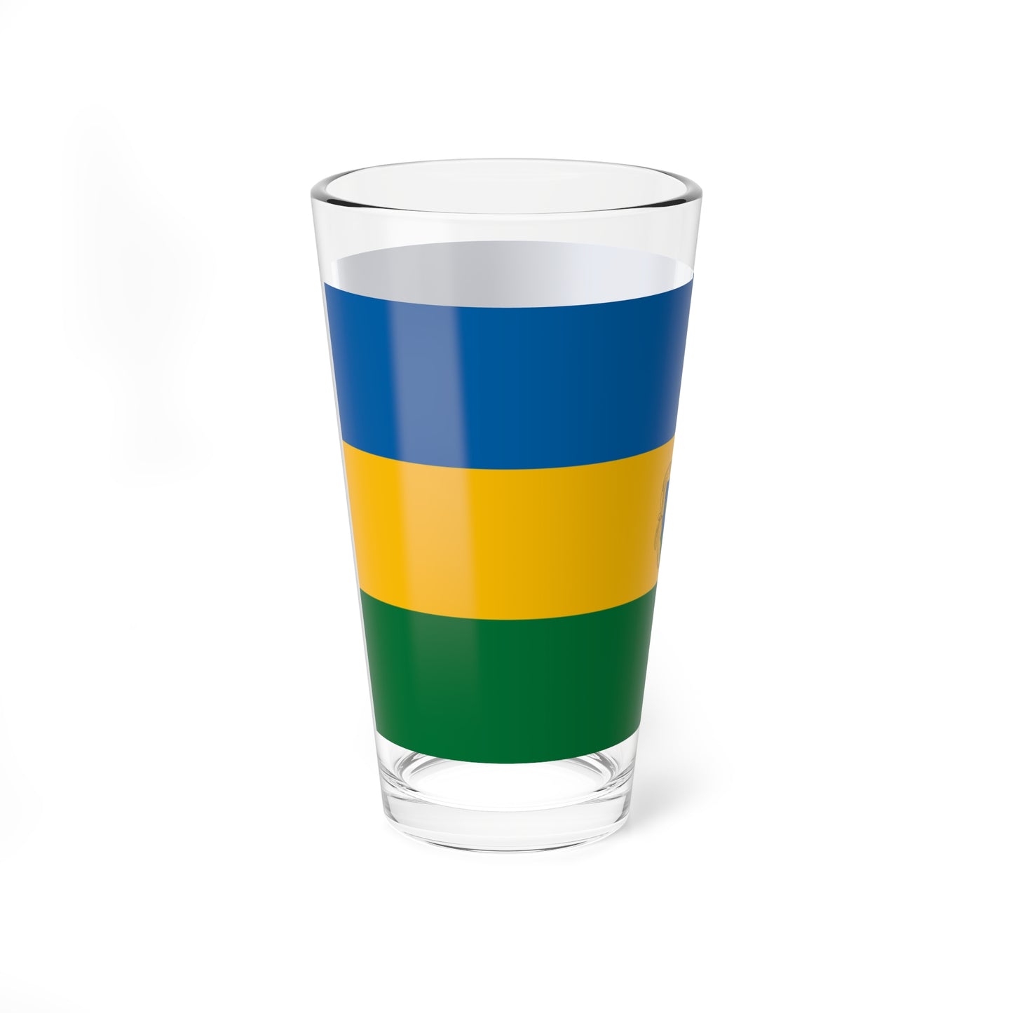 Flag of Piliscsaba variant (Hungary) Pint Glass 16oz
