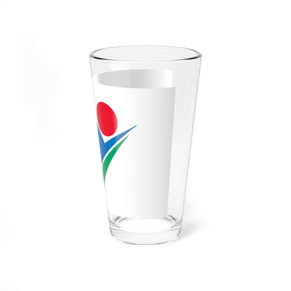 Flag of Nagawa Nagano (Japan) Pint Glass 16oz