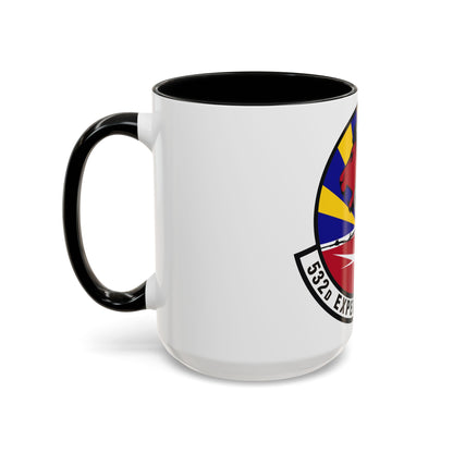 532d Expeditionary Security Forces Squadron (U.S. Air Force) Accent Coffee Mug