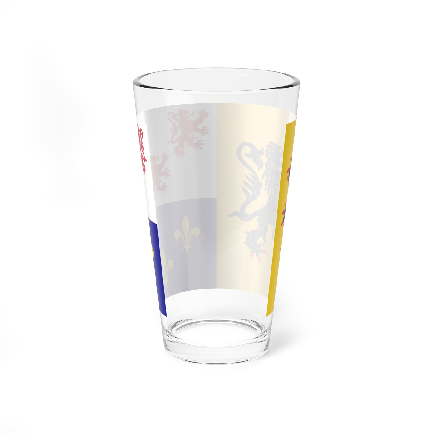 Proposed design for the flag of Hauts-de-France (France) Pint Glass 16oz
