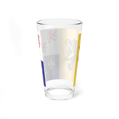 Proposed design for the flag of Hauts-de-France (France) Pint Glass 16oz