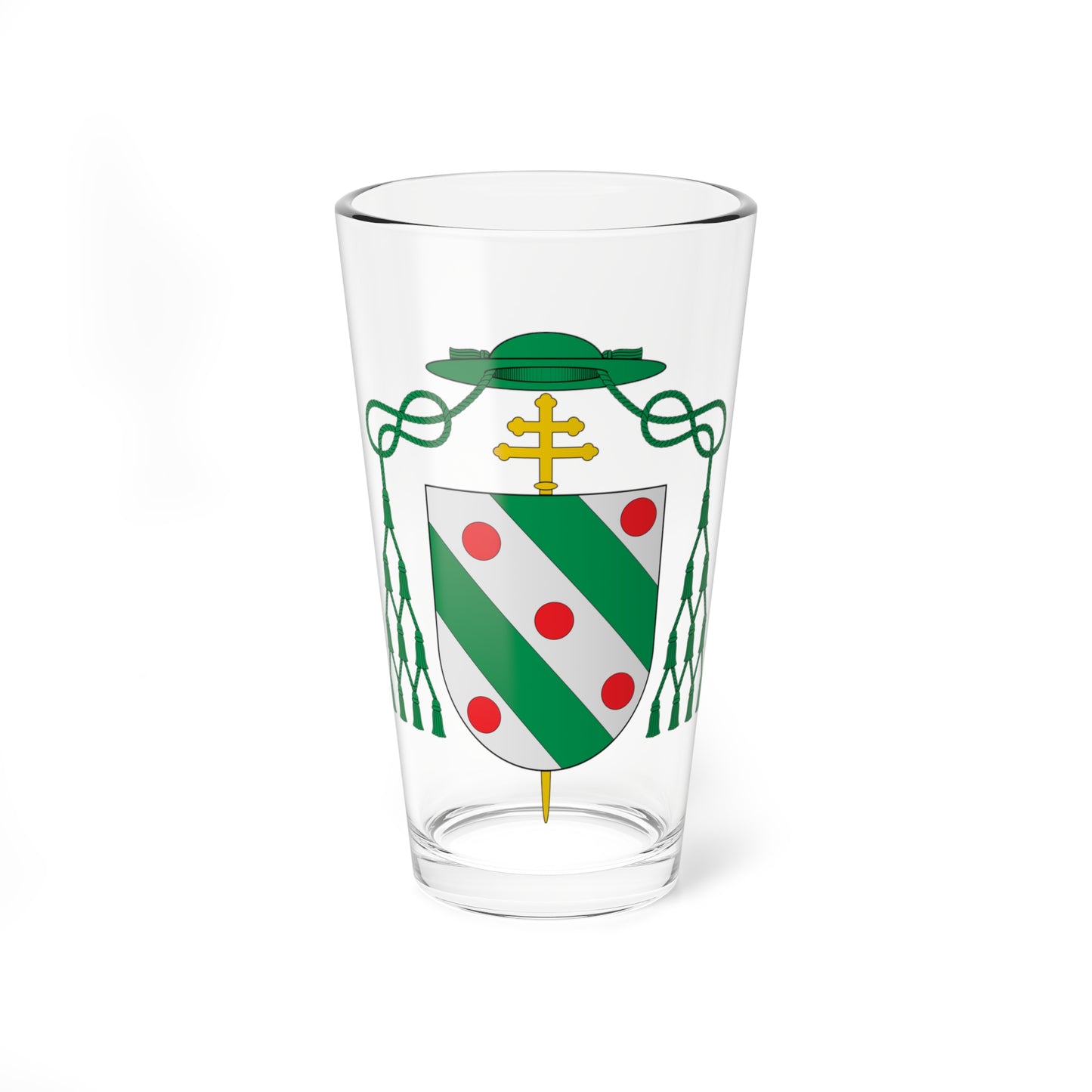 Escudo de Diego Escolano y Ledesma (Spain) (Coat of Arms) Pint Glass 16oz