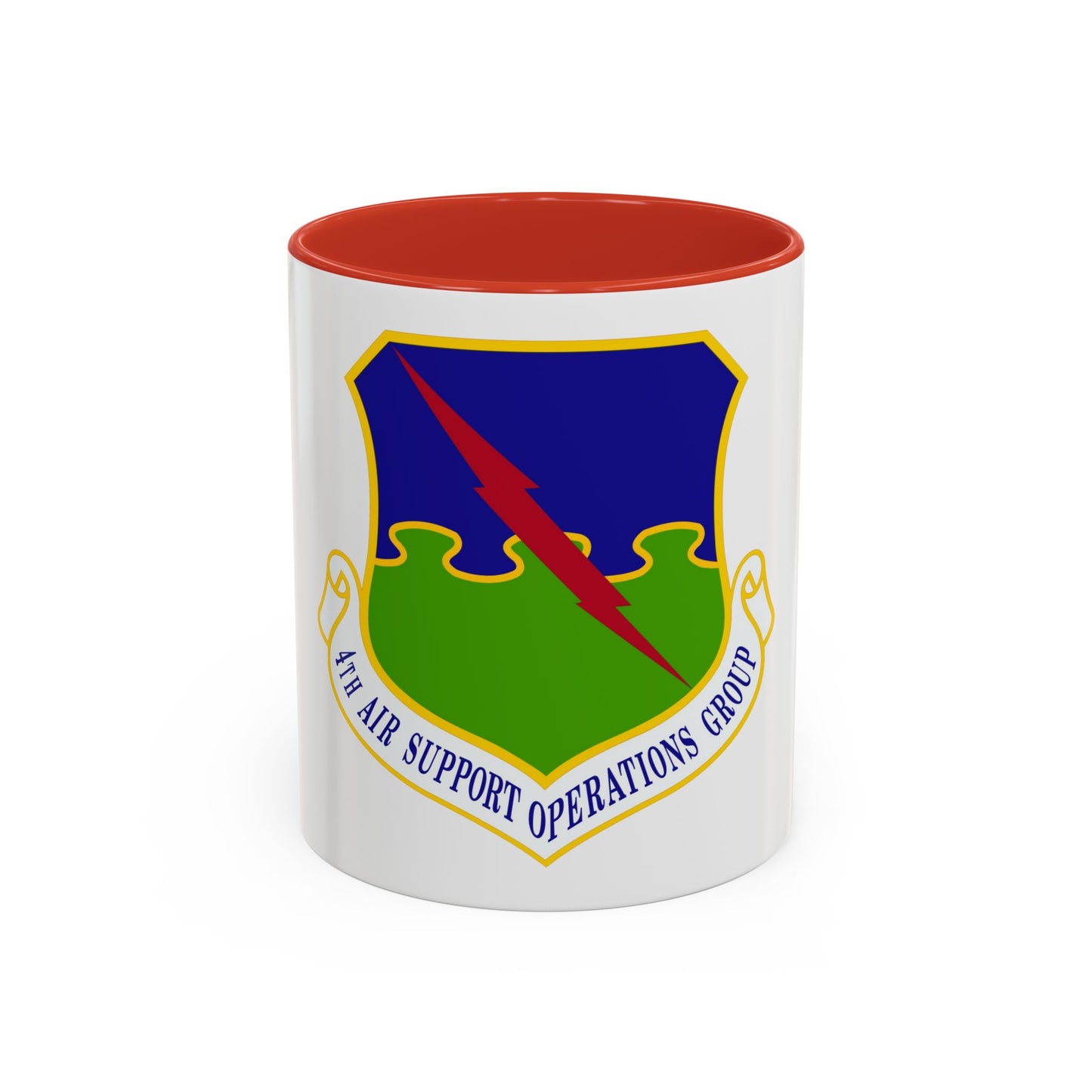4 Air Support Operations Group USAFE (U.S. Air Force) Accent Coffee Mug