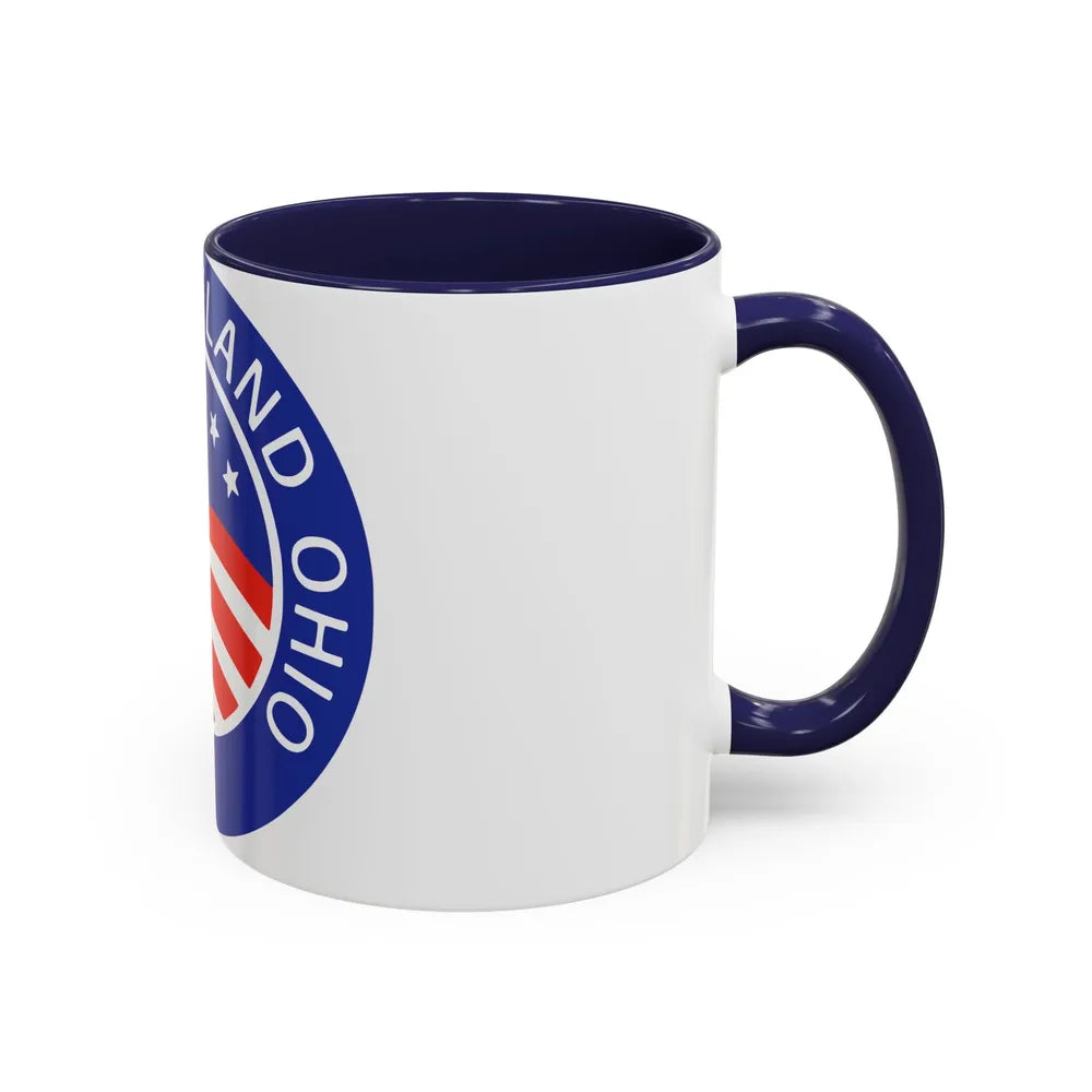 Seal of Cleveland Ohio - Accent Coffee Mug-Go Mug Yourself