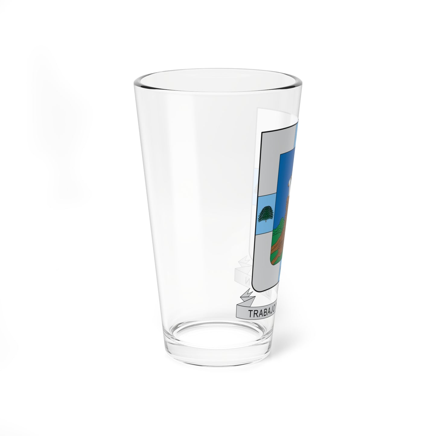 Escudo de Armenia Quindio (Colombia) (Coat of Arms) Pint Glass 16oz