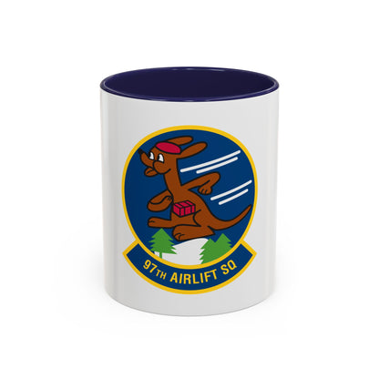 97 Airlift Squadron AFRC (U.S. Air Force) Accent Coffee Mug