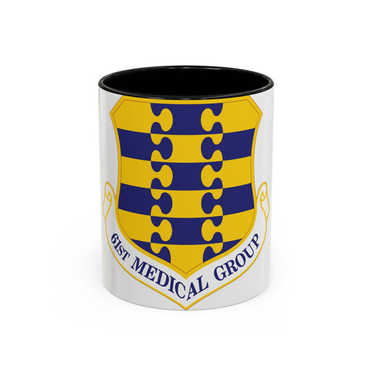 61st Medical Group (U.S. Air Force) Accent Coffee Mug