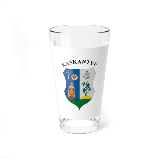 Flag of Kaskantyu (Hungary) Pint Glass 16oz