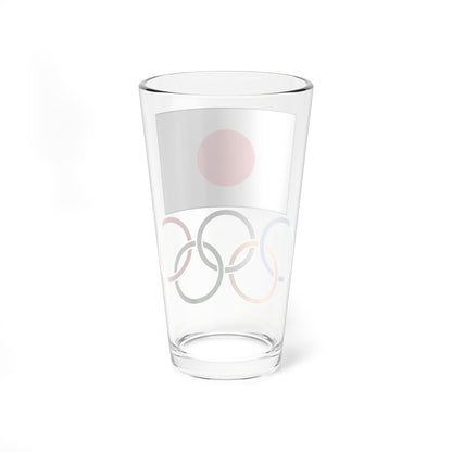 Japanese Olympic Committee logo (Japan) Pint Glass 16oz