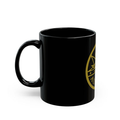 Seal of Aurora Colorado - Black Coffee Mug