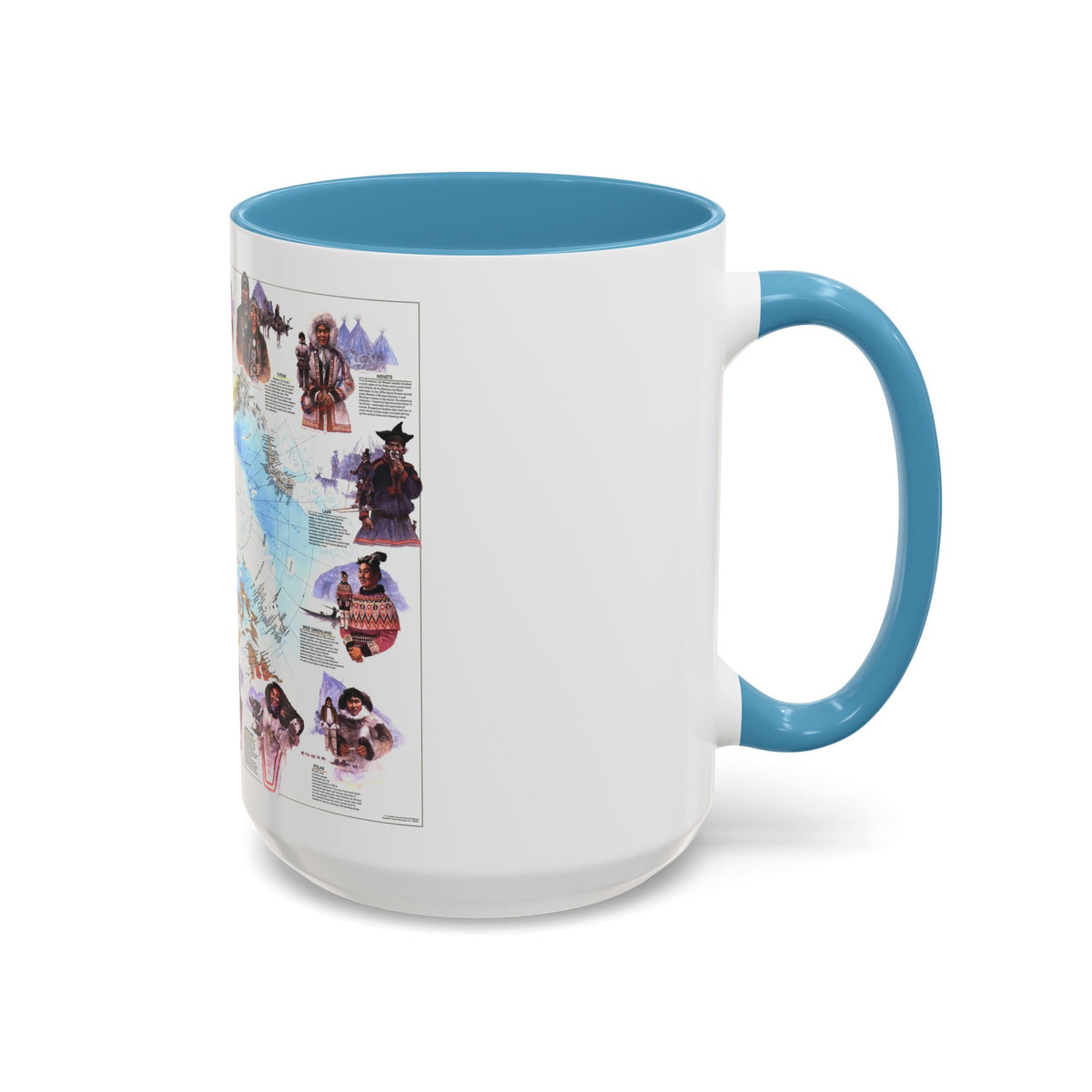 Arctic - Peoples of the (1983) (Map) Accent Coffee Mug