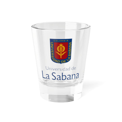 Logo de la Universidad de La Sabana (Colombia) (Coat of Arms) Shot Glass 1.5oz