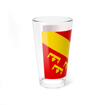 Flag of Haute-Alsace (France) Pint Glass 16oz