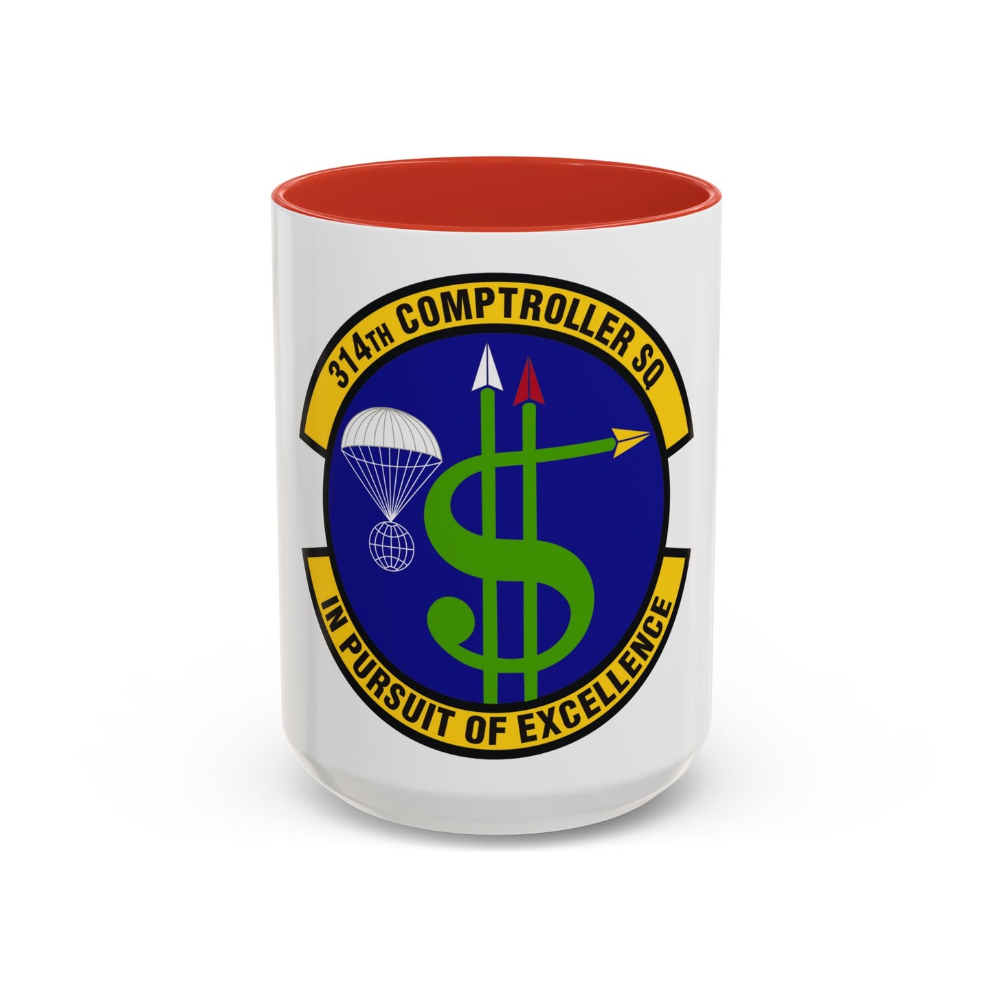 314th Comptroller Squadron (U.S. Air Force) Accent Coffee Mug