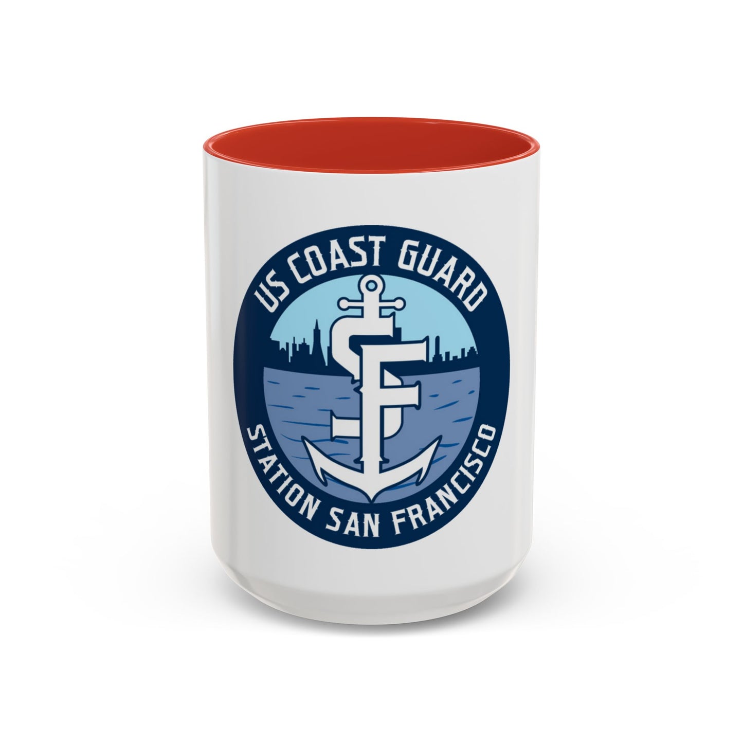 USCG Station San Francisco (U.S. Coast Guard) Accent Coffee Mug