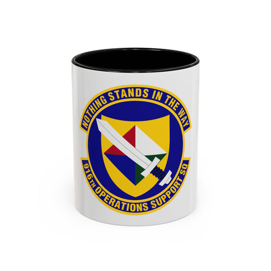916th Operations Support Squadron (U.S. Air Force) Accent Coffee Mug