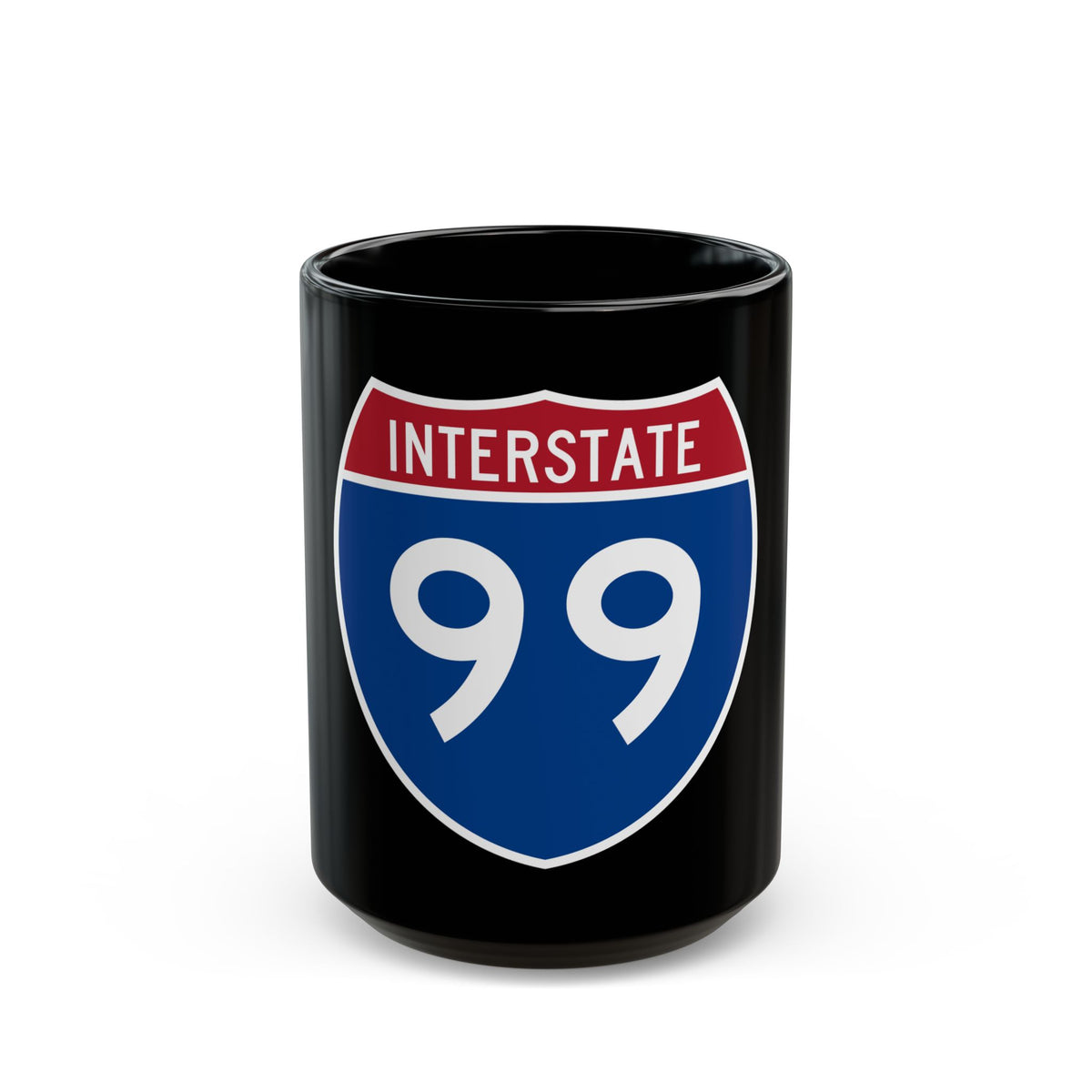 Interstate 99 (U.S. Highways) Black Coffee Mug