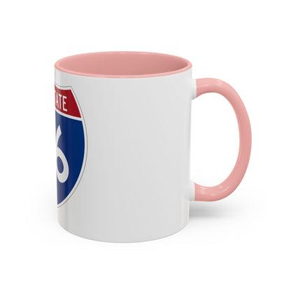 Interstate 66 (U.S. Highways) Accent Coffee Mug