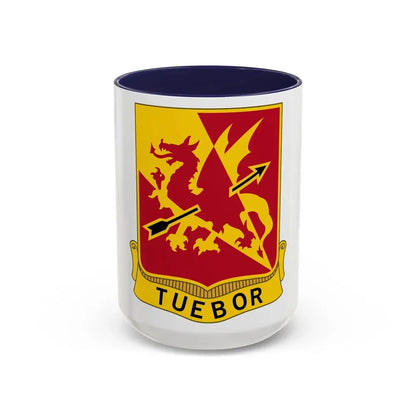 562nd Air Defense Artillery Regiment (U.S. Army) Accent Coffee Mug 15oz Navy - Go Mug Yourself