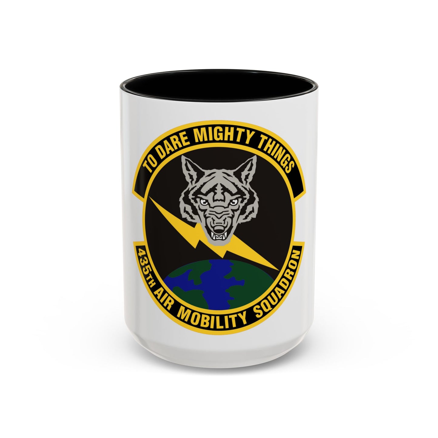 435th Air Mobility Squadron (U.S. Air Force) Accent Coffee Mug