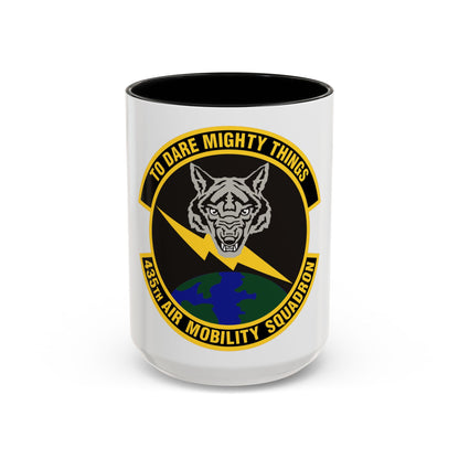 435th Air Mobility Squadron (U.S. Air Force) Accent Coffee Mug