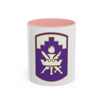 353 Civil Affairs Command 3 (U.S. Army) Accent Coffee Mug