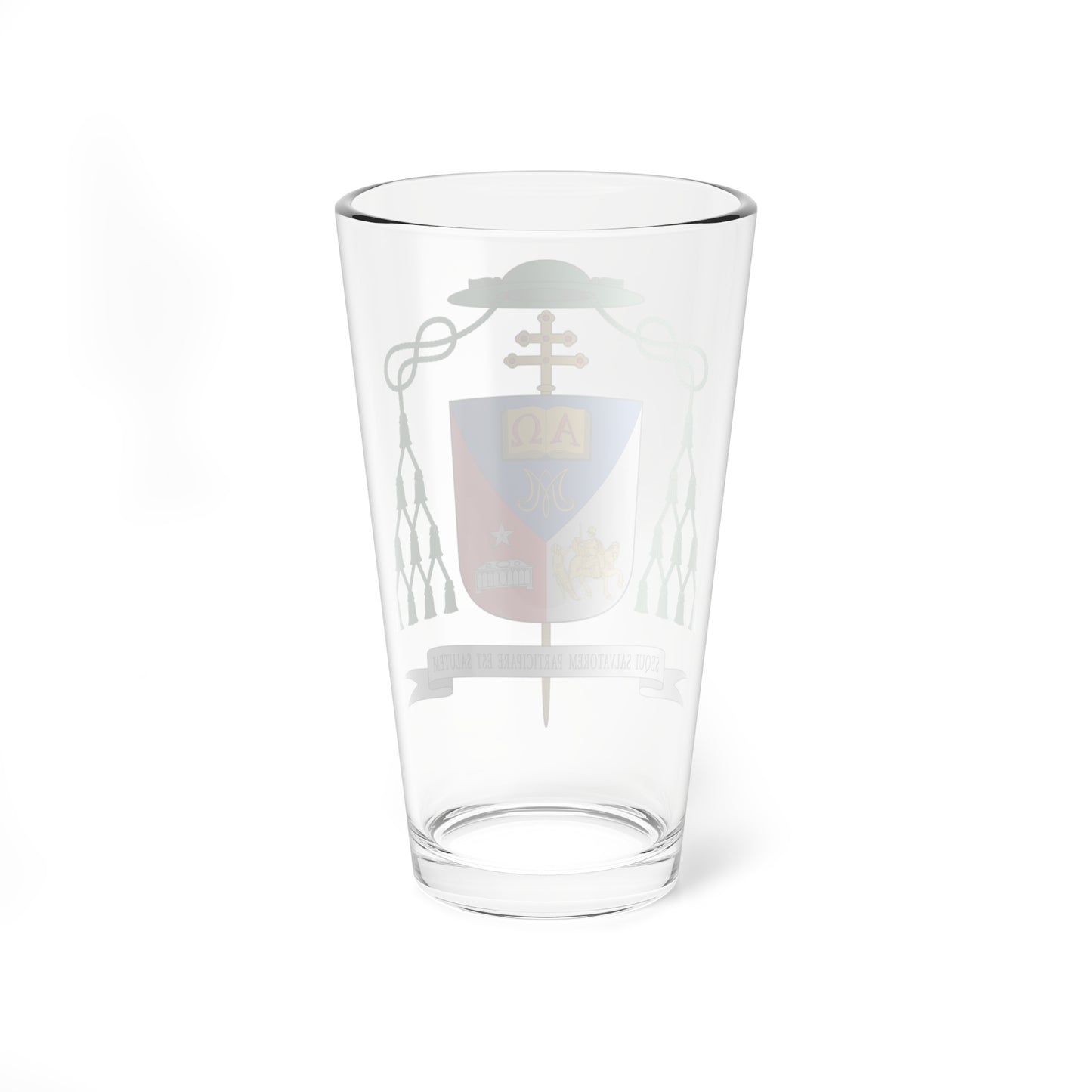 Escudo de Francisco José Prieto Fernández.arzobispo (Spain) (Coat of Arms) Pint Glass 16oz