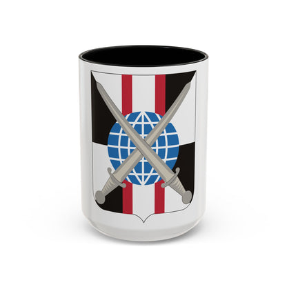 527 Military Intelligence Battalion 2 (U.S. Army) Accent Coffee Mug