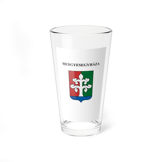 Flag of Medgyesegyhaza (Hungary) Pint Glass 16oz
