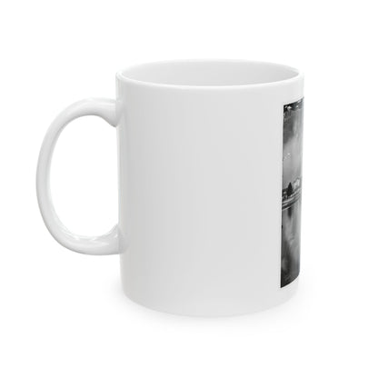 Beaufort, South Carolina. View Of Beaufort From The Waterfront. Fuller's House (U.S. Civil War) White Coffee Mug