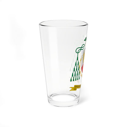 Escudo de Francisco Cerro Chaves arzobispo primado (Spain) (Coat of Arms) Pint Glass 16oz