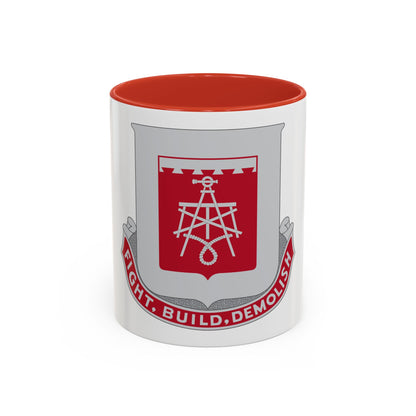 330 Engineer Battalion (U.S. Army) Accent Coffee Mug
