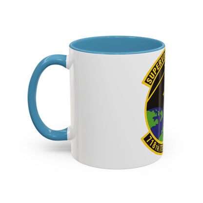 718th Test Squadron (U.S. Air Force) Accent Coffee Mug