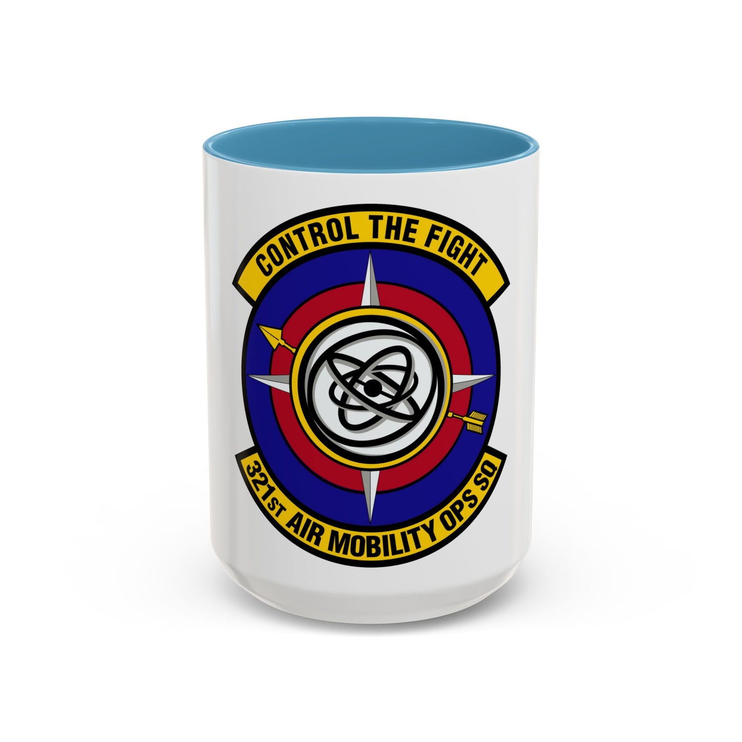 321 Air Mobility Operations Squadron (U.S. Air Force) Accent Coffee Mug