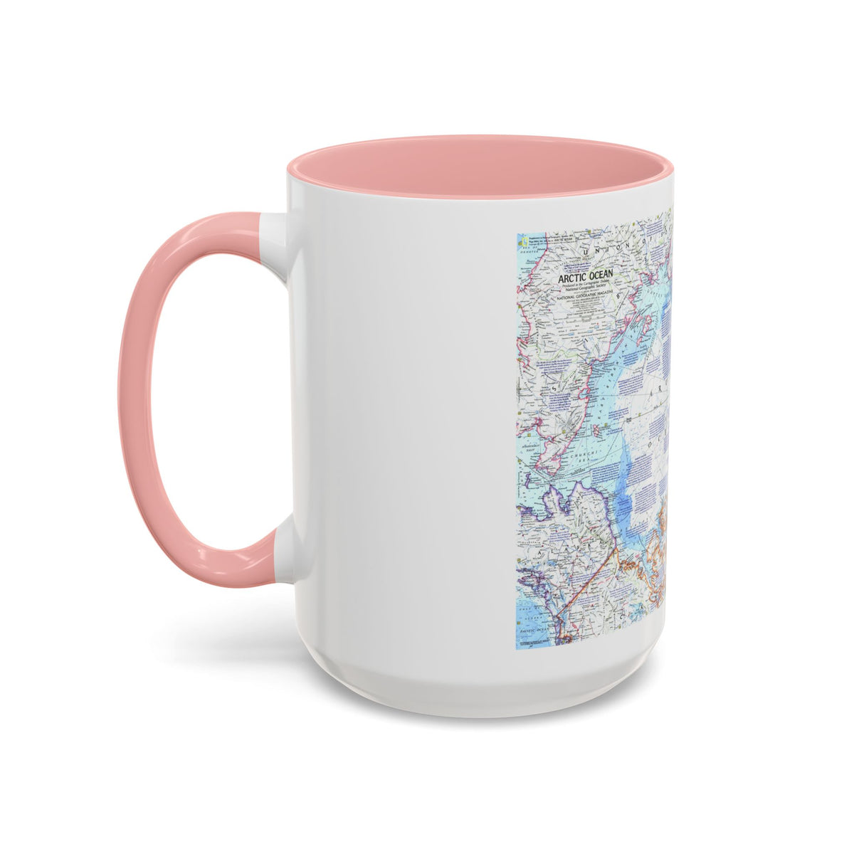 Arctic Ocean (1971) (Map) Accent Coffee Mug