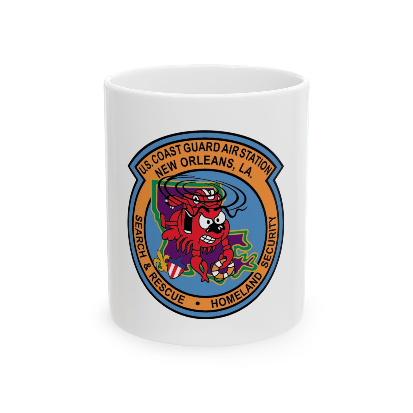 USCG Air Station New Orleans (U.S. Coast Guard) White Coffee Mug