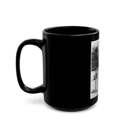 Greta Thyssen #55 (Vintage Female Icon) Black Coffee Mug-Go Mug Yourself