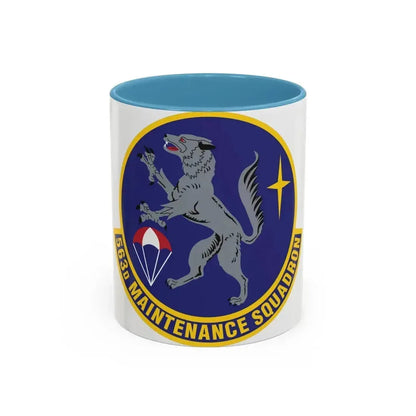 563d Maintenance Squadron (U.S. Air Force) Accent Coffee Mug 11oz Light Blue - Go Mug Yourself
