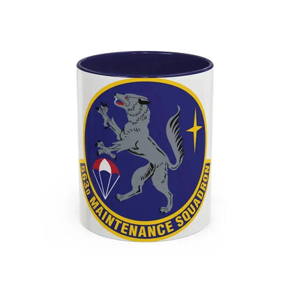 563d Maintenance Squadron (U.S. Air Force) Accent Coffee Mug 11oz Navy - Go Mug Yourself