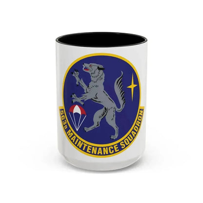 563d Maintenance Squadron (U.S. Air Force) Accent Coffee Mug 15oz Black - Go Mug Yourself