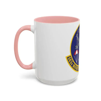 563d Maintenance Squadron (U.S. Air Force) Accent Coffee Mug - Go Mug Yourself