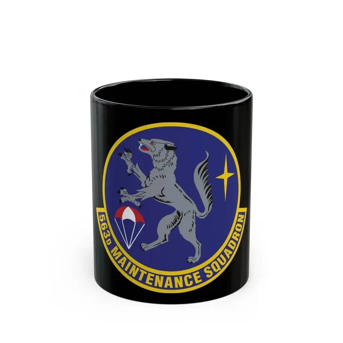 563d Maintenance Squadron (U.S. Air Force) Black Coffee Mug 11oz - Go Mug Yourself