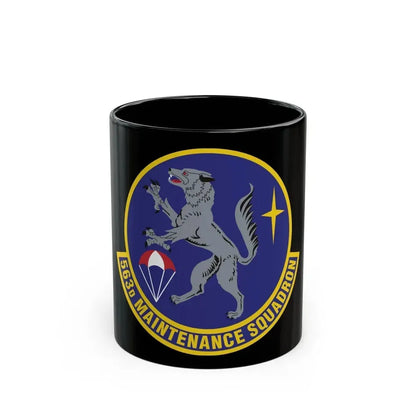 563d Maintenance Squadron (U.S. Air Force) Black Coffee Mug 11oz - Go Mug Yourself