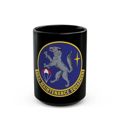 563d Maintenance Squadron (U.S. Air Force) Black Coffee Mug 15oz - Go Mug Yourself