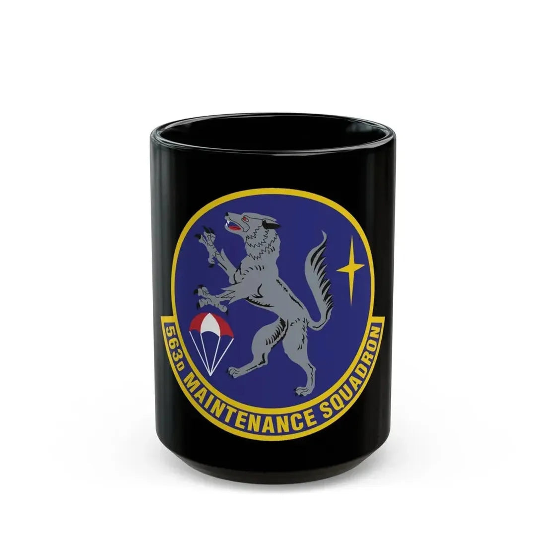 563d Maintenance Squadron (U.S. Air Force) Black Coffee Mug 15oz - Go Mug Yourself