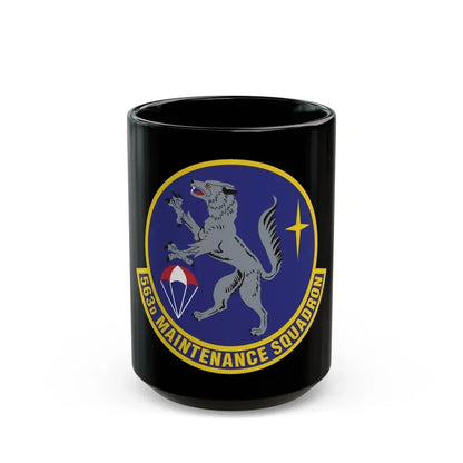 563d Maintenance Squadron (U.S. Air Force) Black Coffee Mug 15oz - Go Mug Yourself