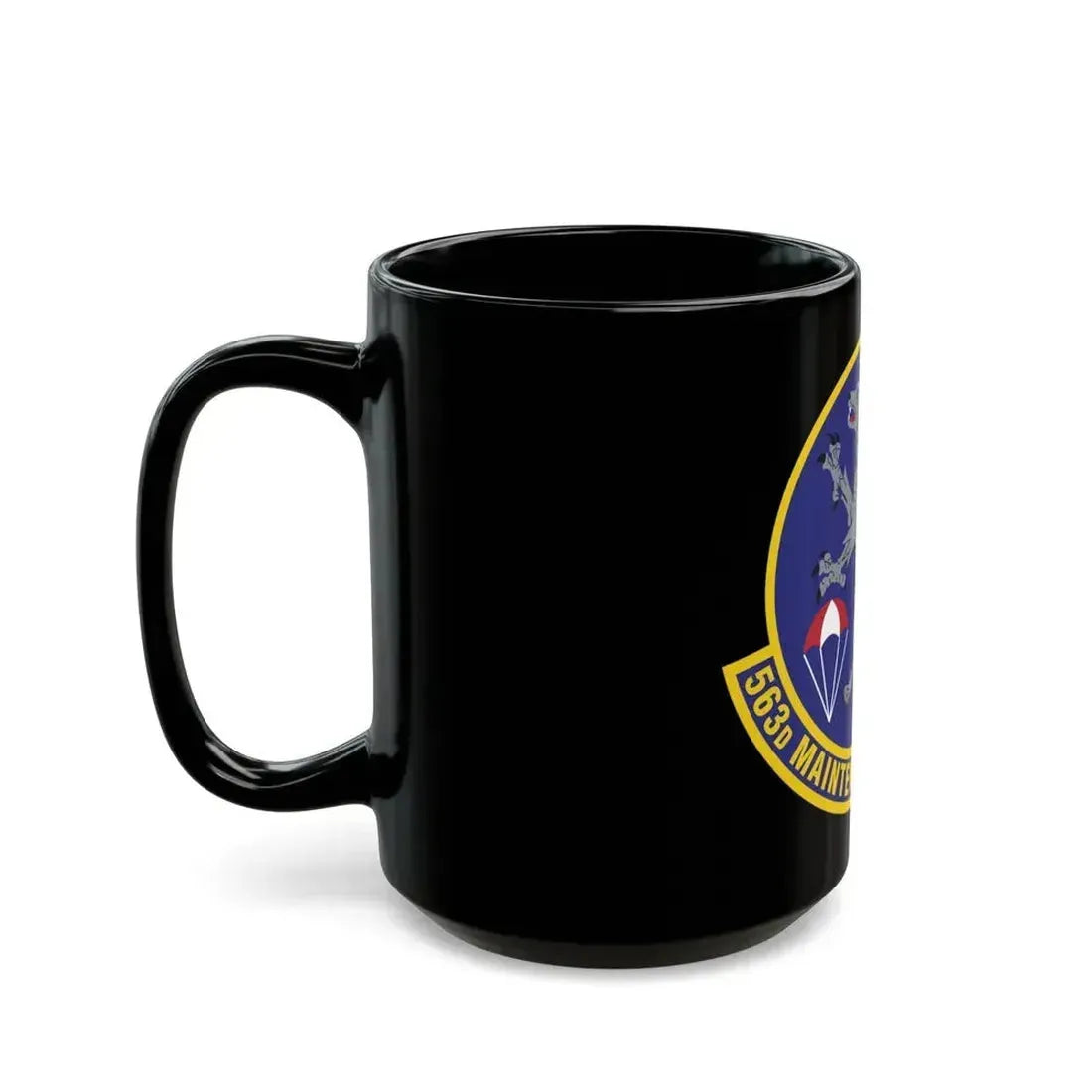 563d Maintenance Squadron (U.S. Air Force) Black Coffee Mug - Go Mug Yourself